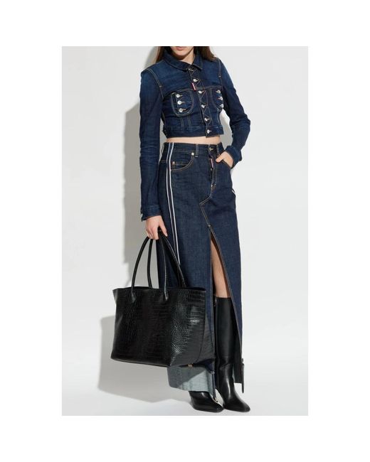 DSquared² Rokken ,Blauw ,Denim Denim Rok in het Blue