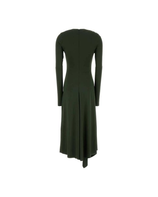 Victoria Beckham Green Midi Dresses