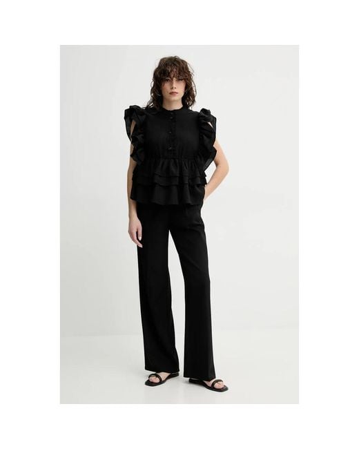 Blouses Munthe de color Black