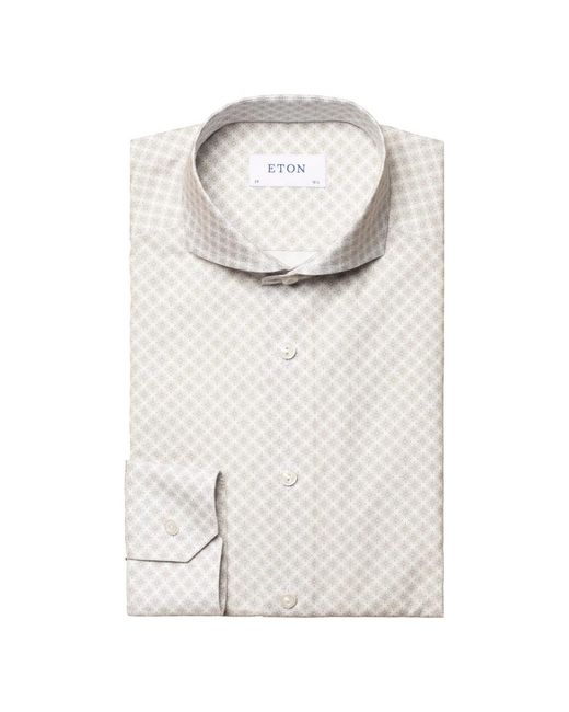 Eton of Sweden White Formal Shirts for men