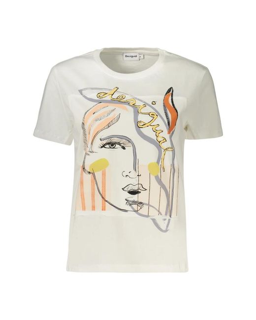 Desigual Natural T-Shirts