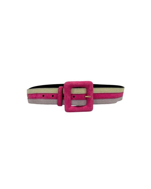 Borbonese Purple Ledergürtel