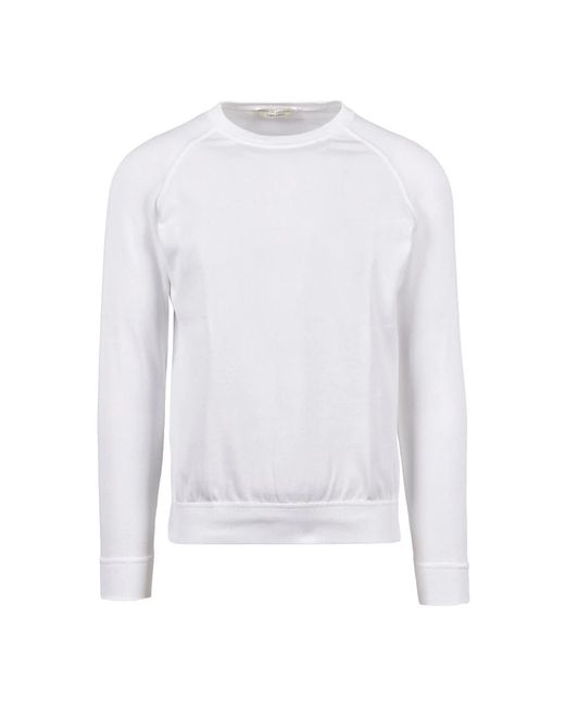 Round-Neck Knitwear di FILIPPO DE LAURENTIIS in White da Uomo