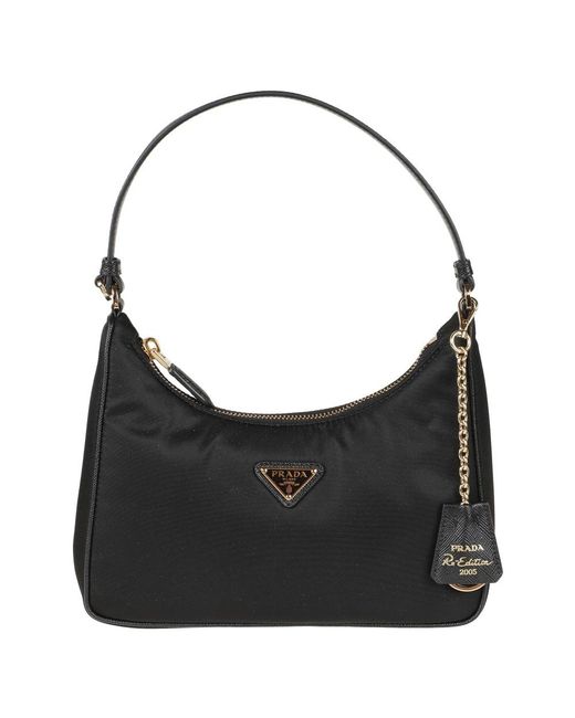 Prada Black Schultertasche