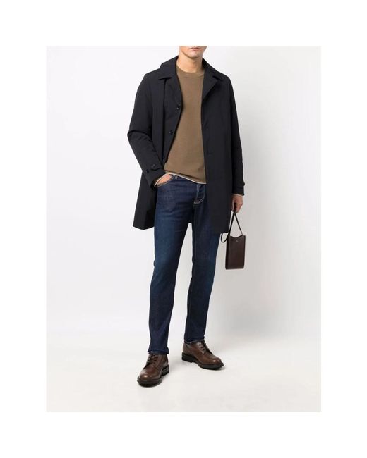 Single-Breasted Coats Aspesi de hombre de color Black