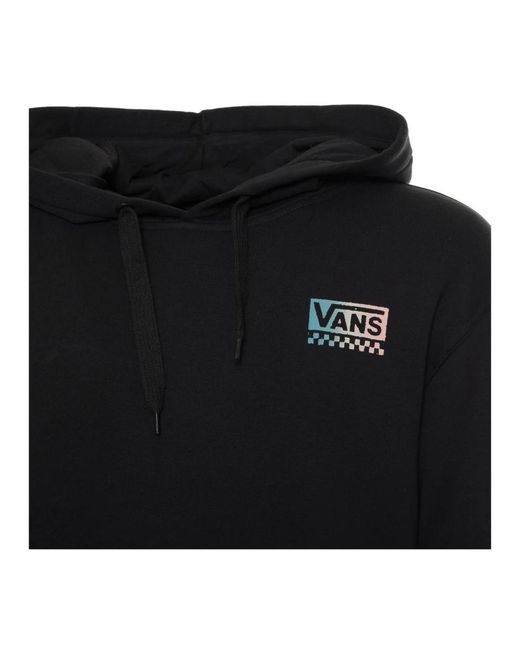 Vans Baumwoll logo kapuzenpullover in Black für Herren