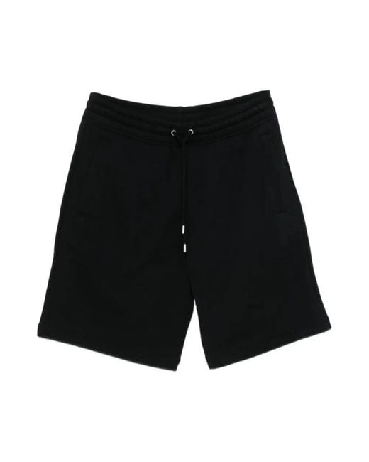 Maison Kitsuné Black Casual Shorts for men