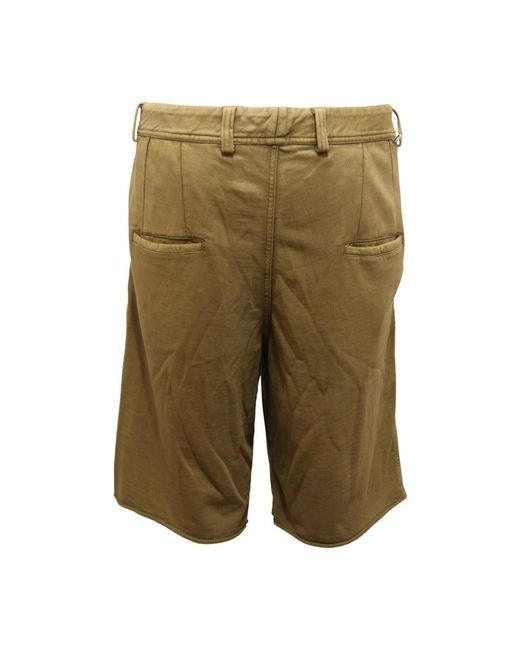 Paolo Pecora Green Casual Shorts for men