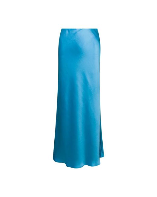 Maxi Skirts Plain Units de color Blue