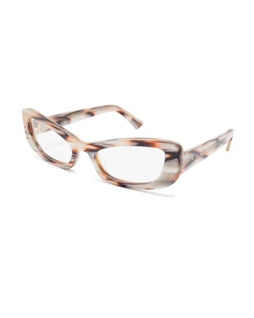 Marni Optical Frame in het Metallic