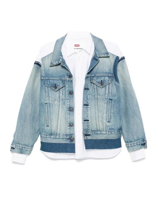 Junya Watanabe Jassen ,Blauw ,Katoen Damesjas in het Blue