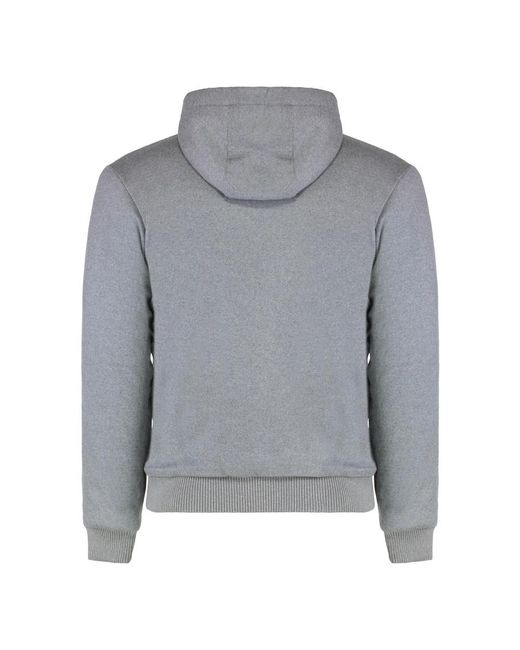 Moorer Zip-Through Hoodie in het Gray voor heren