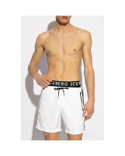 Iceberg White Beachwear for men