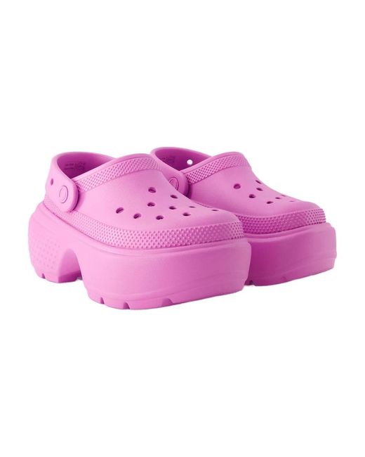 CROCSTM Purple Stomp Sandals