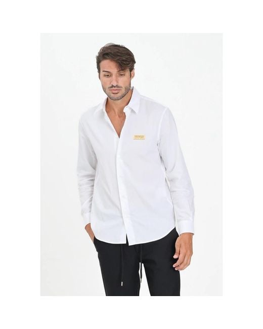 Versace Jeans Couture White Casual Shirts for men