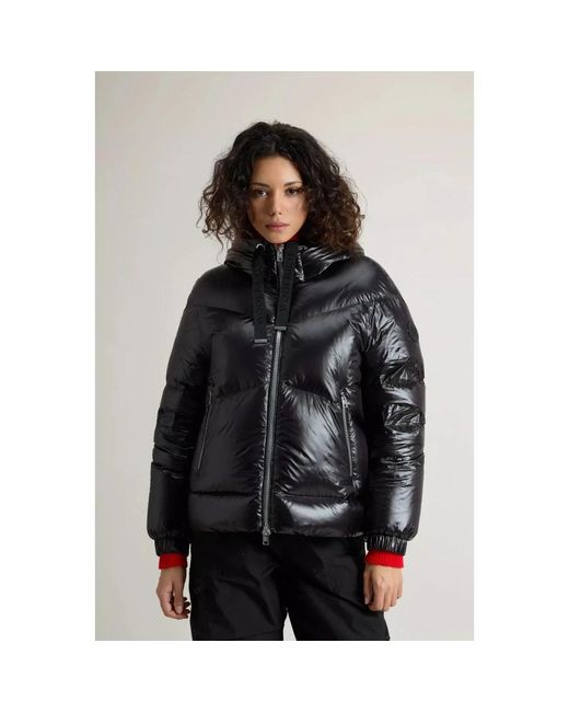 Winter Jackets Woolrich de color Black