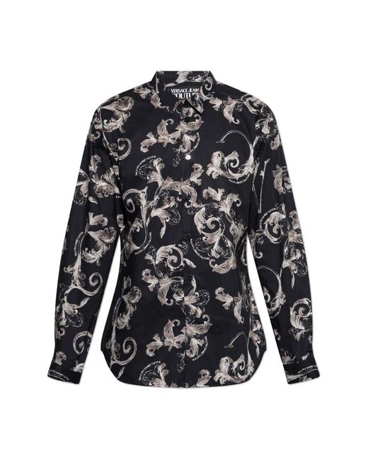 Casual Shirts Versace Jeans Couture pour homme en coloris Black