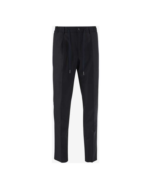 Tagliatore Blue Straight Trousers for men