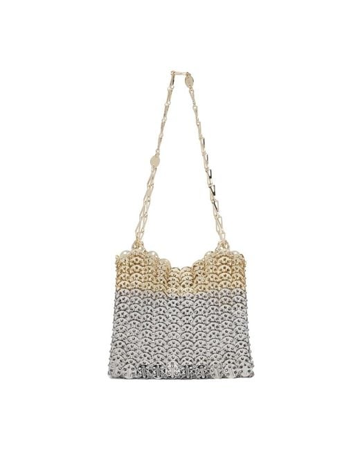 Rabanne Gray Shoulder Bags