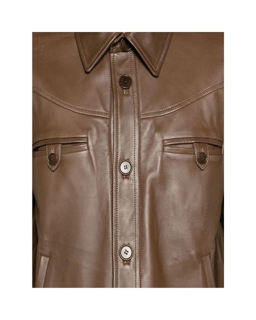 Jackets > leather jackets Salvatore Santoro pour homme en coloris Brown