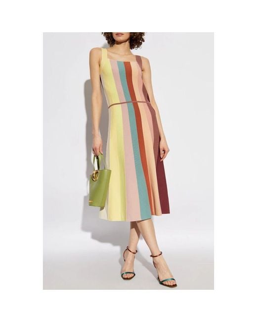 Midi Dresses Paul Smith en coloris Multicolor