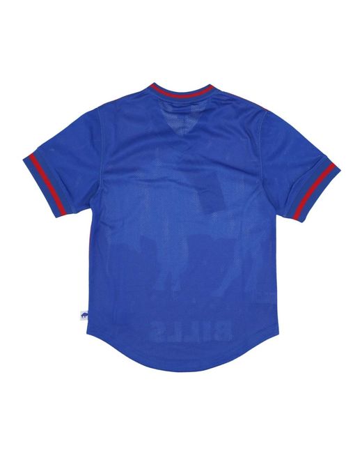 Mitchell & Ness Fitness ,Veelkleurig ,Polyester Nfl Jumbotron 3.0 Mesh V-Hals in het Red voor heren