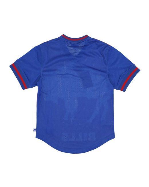 Mitchell & Ness Fitness ,Veelkleurig ,Polyester Nfl Jumbotron 3.0 Mesh V-Hals in het Red voor heren