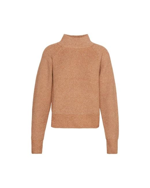 Turtlenecks Calvin Klein de color Brown