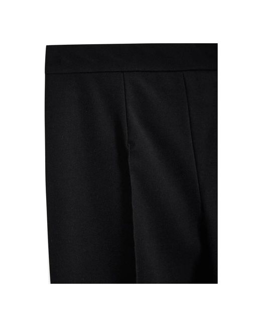 Max Mara Black Straight Trousers