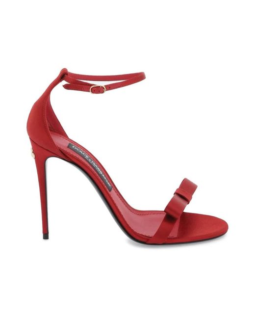 Dolce & Gabbana Red Sandals