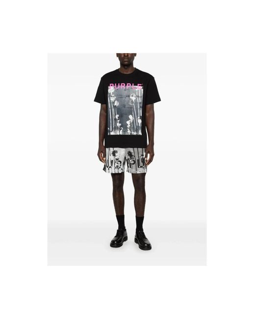 Purple Brand Black T-Shirts for men
