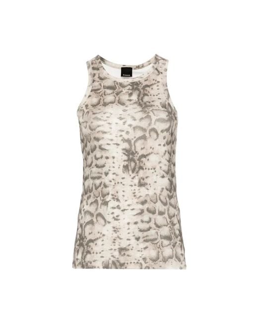 Pinko Natural Sleeveless Tops