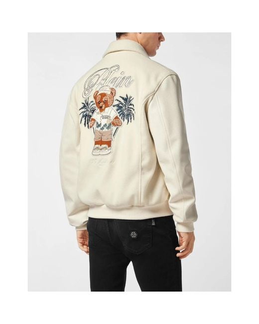 Light Jackets Philipp Plein de hombre de color White
