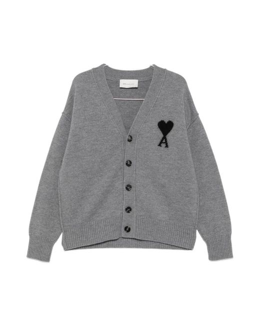 Cardigans AMI de color Gray