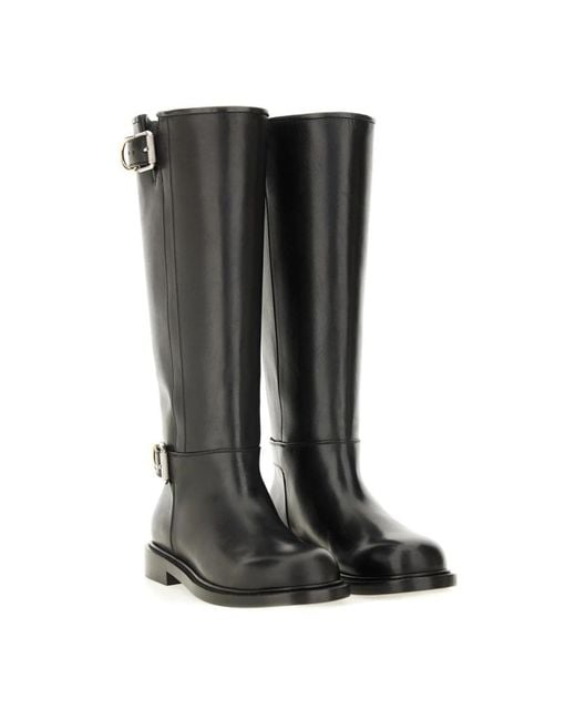 Givenchy Schoenen ,Zwart ,Leer Voyou Flat Boots in het Black