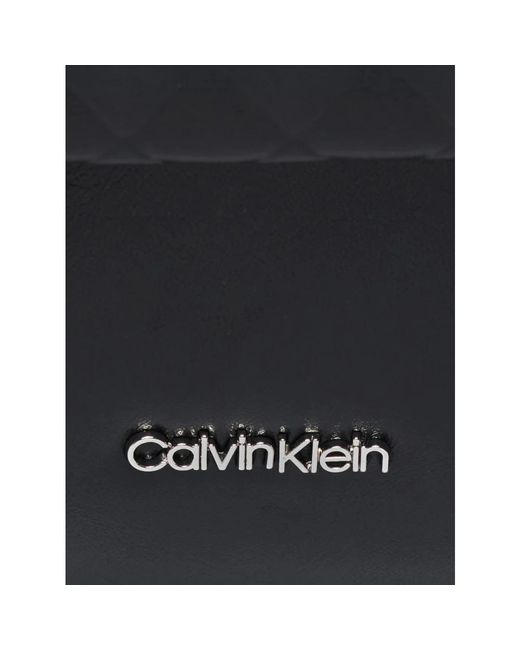 Calvin Klein Black Mini quilt kameratasche schwarz