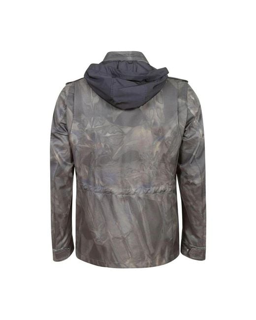 Herno Gray Light Jackets for men