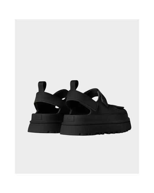 Ugg Black Schwarze Goldenglow Sandalen