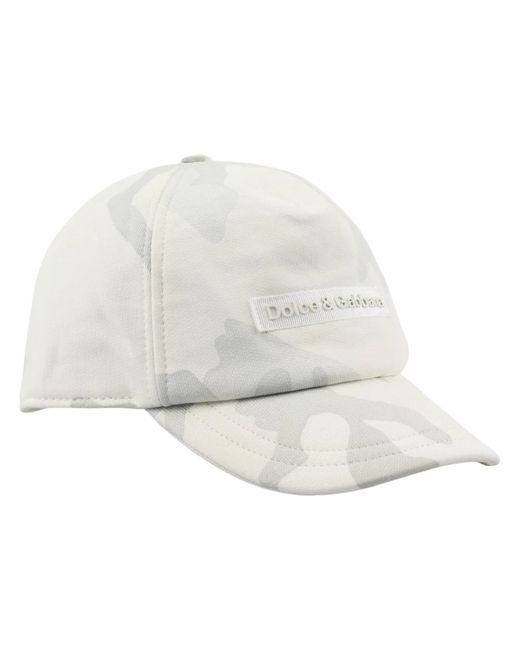 Dolce & Gabbana White Caps for men