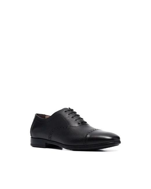 Ferragamo Black Laced Shoes for men