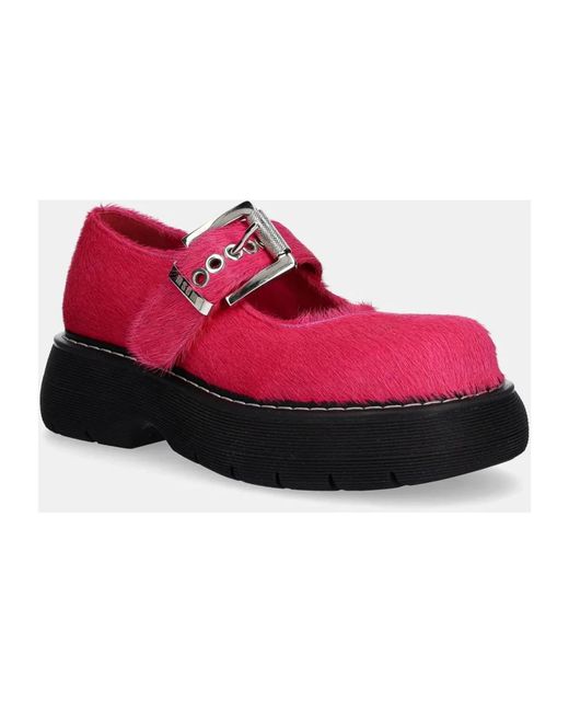 MSGM Red Ballerinas