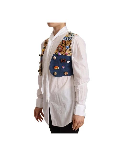 Dolce & Gabbana Multicolor Waistcoats