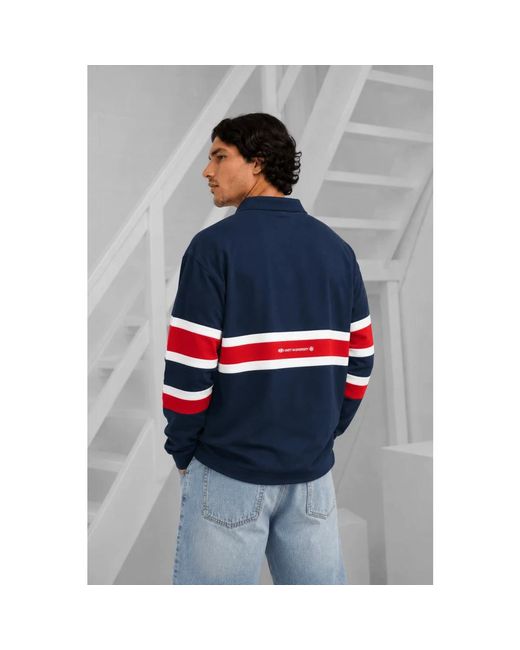 Polo Shirts Equalite de hombre de color Blue