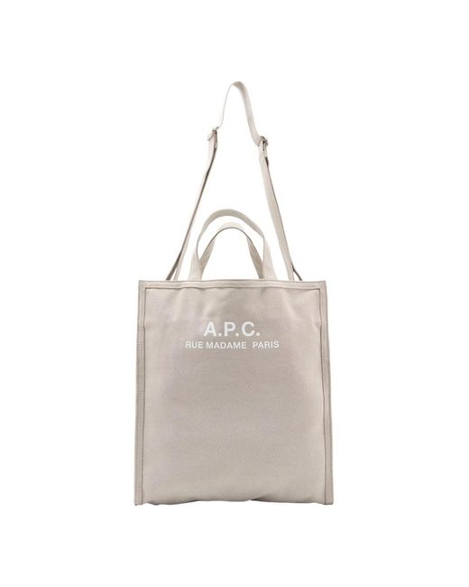 Tote Bags A.P.C. de color Gray