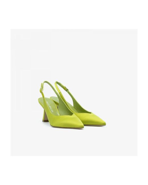 Lella Baldi Yellow Slingback Pump