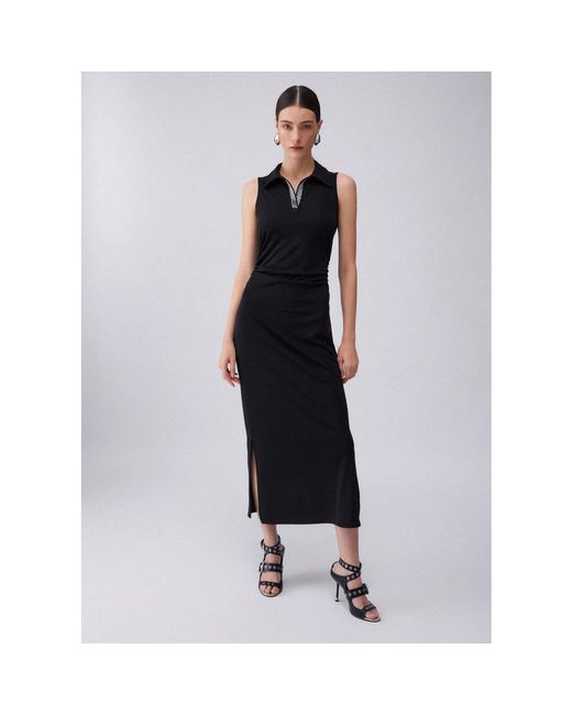 Midi Dresses Liu Jo de color Black