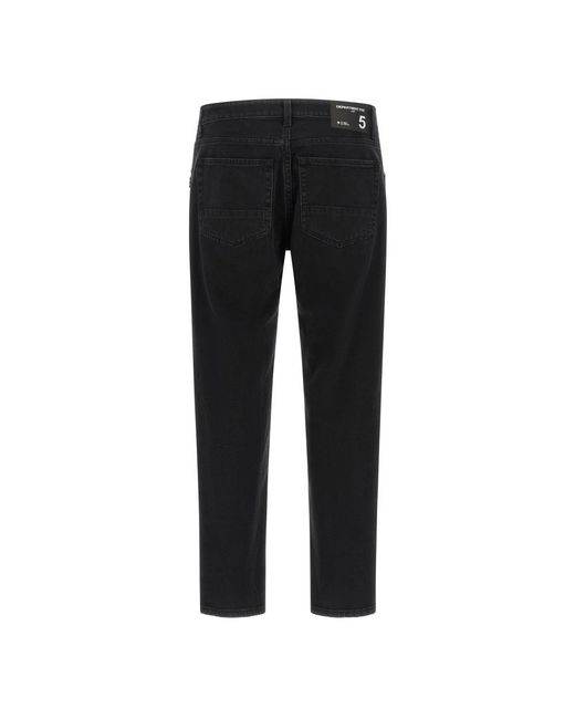 Department 5 Black Straight Fit Jeans for men