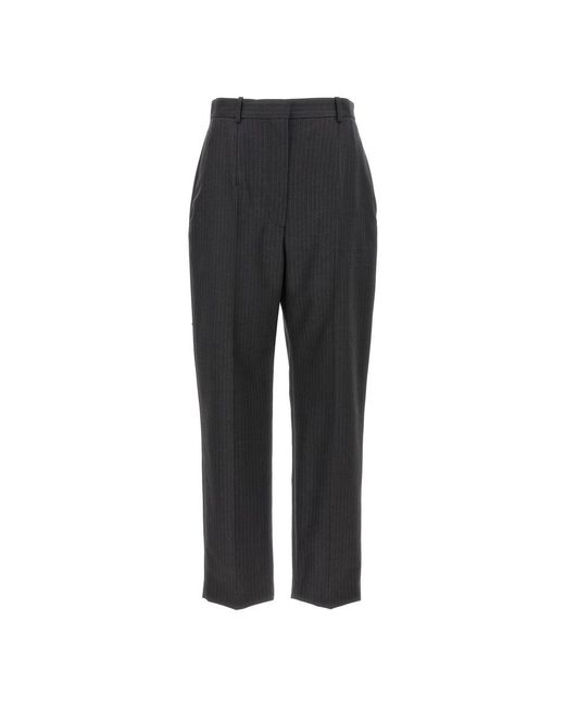 McQueen Gray Straight Trousers