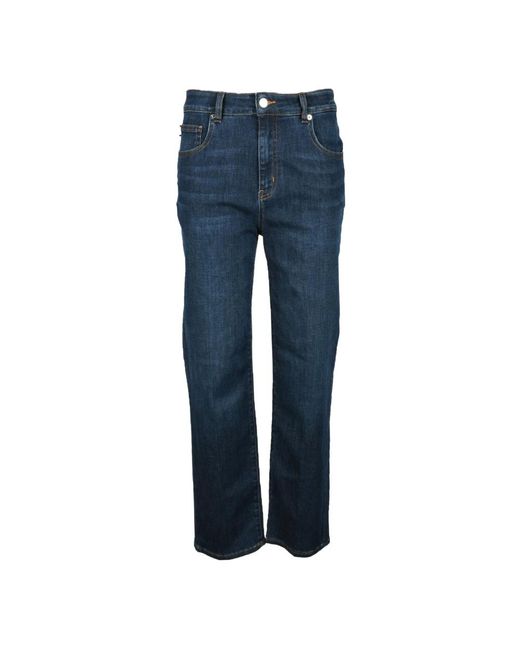 Straight Jeans di Love Moschino in Blue