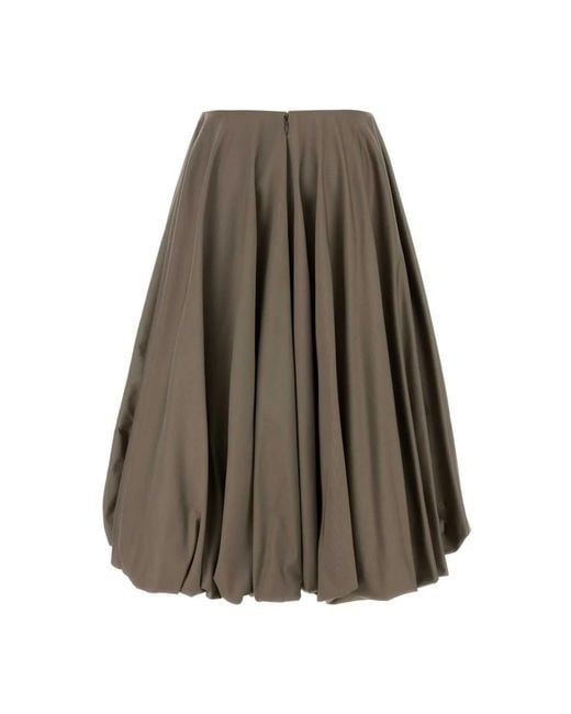 Balenciaga Gray Midi Skirts